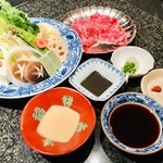 久壷庵 - だれがたくさん♡ポン酢と黒ごまと白ごまダレ