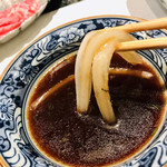 久壷庵 - 白菜の白い部分を縦にスライス！！
      おうどんみたい