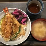 てんや - 2019.3再訪 てんや 水戸渡里店 天丼 \500(税別)