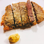 麺や すずらん亭 - 牛カツ