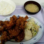 札幌市手稲区役所 食堂 - メガザンタレ定食