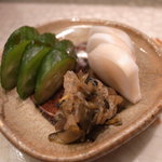 なかがわ - おまかせ：食事の自家製ぬか漬け