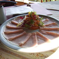 肉匠 逢喜の郷 - ハムのオードブル薄いね～