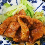 Tatsuno - 豚肉のあまだれ生姜焼