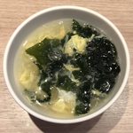 Tokusen Wagyuudaishougun - サービス焼肉セット（お肉90g） ¥1,280 のスープ