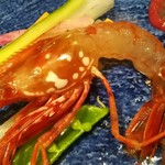 厨翠山   - ボタン海老アップ