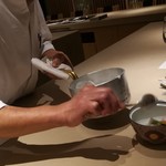 厨翠山   - はまぐりの泡をかけにきました