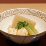 川田 - 筍と蕗と鯛子の炊き合わせ