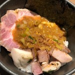 つけ麺一燈 - さばカレーつけ麺＋チーズリゾット
