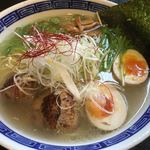 麺処れん屋 - 豊潤鶏ガラ塩そば 和風味玉