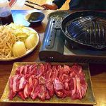 羊ちゃん - ジンギスカンセットはご飯つき