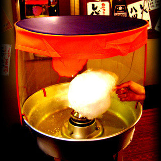 自分でつくる「わたあめ」お子様1本無料