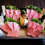 Sumibiyakiniku Tsudoi - ４種盛り