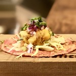 タコ ファナティコ - ワカモレチキン・280円