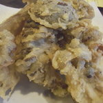 うずら家 - 天ぷらアップ