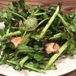 ヒガシナカノ151 - 「タコとクレソンのサラダ」：山盛りのクレソンで血液サラサラ～♪（byもんた）