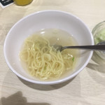 神戸クック・ワールドビュッフェ - 塩ラーメン、意外とおいしい