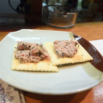 和乃家 - サービスで頂いた鶏レバーのパテ