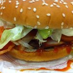 バーガーキング - ワッパーチーズベーコン、エクストラマヨ＆ケチャップ