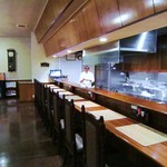 オシャレなカウンター席