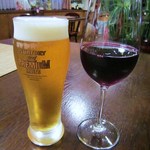 ペッパーミル - 最初の生ビールと二杯目のヌーヴォー