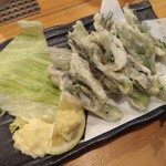 瓢太 - 旬の「タラの芽の天ぷら」