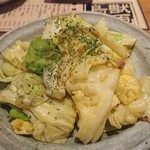 串焼き 鳥獣戯画 - キャベツのアンチョビ炒め    490円