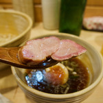 迂直 - ちゃー♪ こちらも旨みたっぷり 　僅かに歯応えを残しつつ徒に柔らか過ぎず 　　何枚でも食べれそう♥