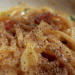 アジトイズム - カルボナーら（850円）＋〆のリゾット（200円）
      