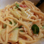 アジトイズム - カルボナーら（850円）＋〆のリゾット（200円）
      