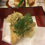 三代目 あだち - 舞茸とコチの天ぷら