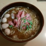 煮干ラーメンとローストビーフ パリ橋 - 