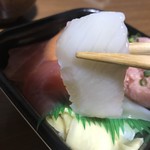 勇心 海鮮丼丸どんぶりこ。 - 烏賊