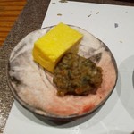 鮨匠 のむら - 焼きたて玉子焼きと揚げたてトビウオのさつま揚げ