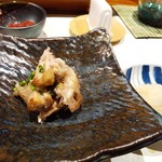 鮨匠 のむら - 本鮪の大トロの膜と筋