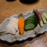 日本酒と個室居酒屋 農家の慶 - おしんこ