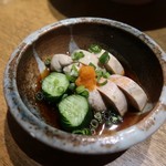 日本酒と個室居酒屋 農家の慶 - あん肝ポン酢