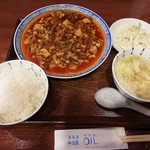 中国菜 オイル - 四川麻婆豆腐ランチ900円（税込）