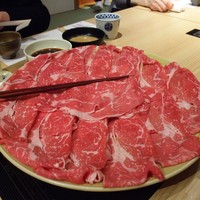 源氏総本店 南越谷店 - 【かにと黒毛牛しゃぶコース】しゃぶしゃぶ肉（黒毛牛肉）