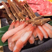 源氏総本店 南越谷店 - 【かにと黒毛牛しゃぶコース】本ずわいがにしゃぶ