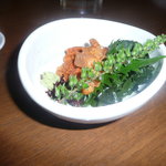 和風家　新風 - うに刺です。(23年11月)