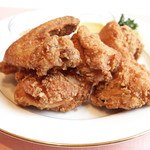 西洋料理 三笠會館 - 三笠会館伝統 骨付き鶏の唐揚げ