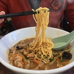 中華食堂 かどや - 【'19.1月初】麺リフト、好みの麺です