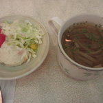 カリヨン - セットのスープ+サラダ