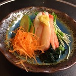 海鮮料理 吾作どん  - H.31.1.24.夜 かに酢 780円税別