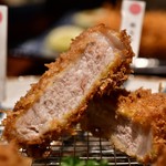 とんかつ 神楽坂 さくら - 【3種銘柄豚 ロースかつ盛り合わせ定食@1,880円】林SPF