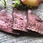 徳山鮓 - ちょっと猪肉の厚みがありすぎてカリカリ感がないかな。