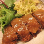 御料理 めなみ - とりレバカツレツ