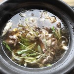 徳山鮓 - 煮込むほどに月の輪熊の美味い脂身が香り立つ。