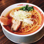 らーめん剣豪 - 料理写真:味玉鶏しょうゆラーメン